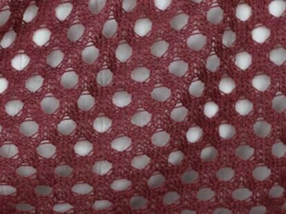 Imagem da Cor do Produto Blusa Trama em Tricot Vazado - Marsala - Transparência e Estilo em Uma Peça Cheia de Personalidade